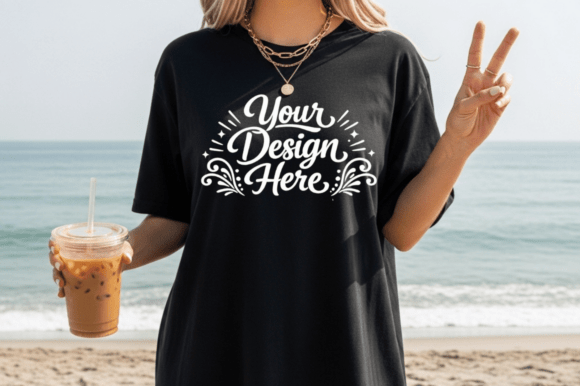 Download C1717 Comfort Colors Women Tshirt Mockup - Women tshirt mockup Collection