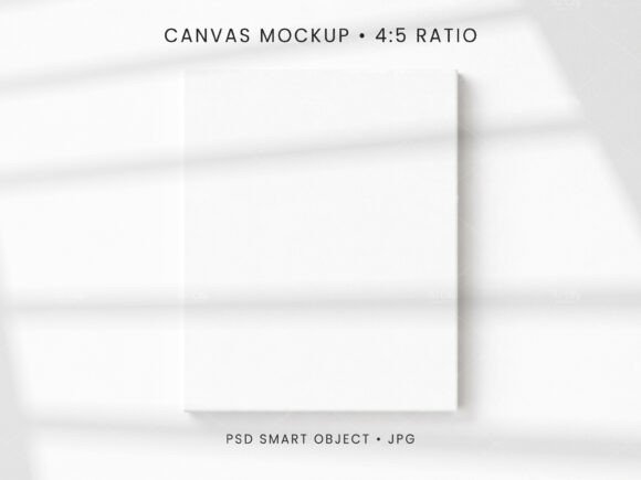 Download 4:5 Canvas Mockup PSD Wall Art Display - Wall art Collection